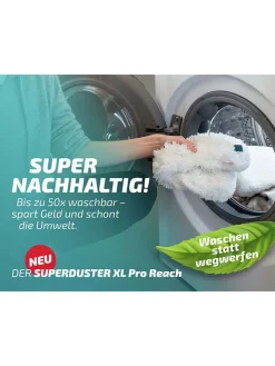Leifheit Weitere Haushaltshelfer<Staubwedel "Superduster XL Pro" in Türkis/ Weiß