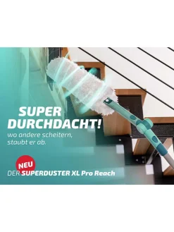 Leifheit Weitere Haushaltshelfer<Staubwedel "Superduster XL Pro" in Türkis/ Weiß