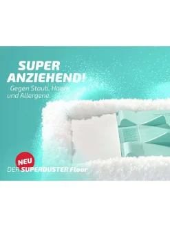 Leifheit Weitere Haushaltshelfer<Staubwischer "Superduster Floor" in Türkis - (H)148 cm