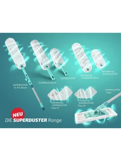 Leifheit Weitere Haushaltshelfer<Staubwischer "Superduster Floor" in Türkis - (H)148 cm