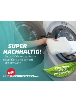 Leifheit Weitere Haushaltshelfer<Staubwischer "Superduster Floor" in Türkis - (H)148 cm