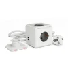 Designnest Technikzubehör<Steckdosenmultiplikator ''PowerCube'' in Weiß/ Schwarz - (B)7 x (H)7 x (T)11 cm