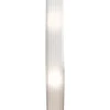 SalesFever Stehleuchten<Stehlampe 120 cm eckig Metall verchromt und Plissee-Schirm in Weiß