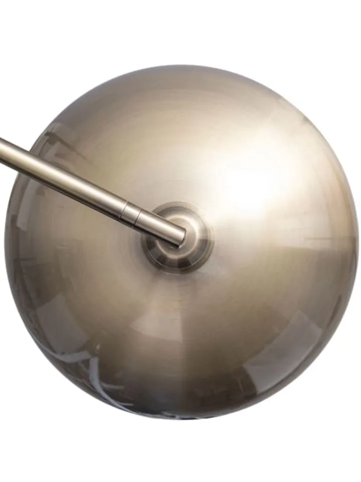 relaxdays Stehleuchten<Stehlampe in Gold - (B)92x (H)180 x (T)35 cm