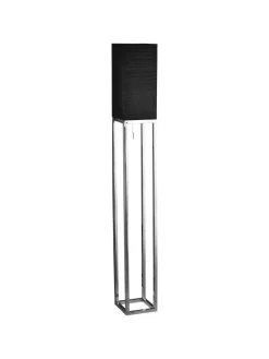 näve Stehleuchten<Stehleuchte "ALFA" in schwarz - (L)19 cm x (B)19 cm x (H)150.5 cm
