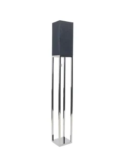 näve Stehleuchten<Stehleuchte "ALFA" in schwarz - (L)19 cm x (B)19 cm x (H)150.5 cm