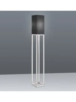 näve Stehleuchten<Stehleuchte "ALFA" in schwarz - (L)19 cm x (B)19 cm x (H)150.5 cm