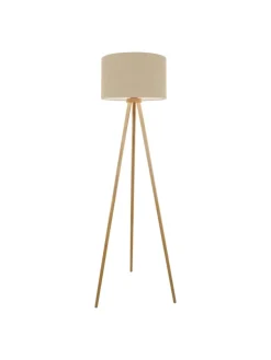 näve Stehleuchten<Stehleuchte "ARDITA" in beige - (L)61.6 cm x (B)61.6 cm x (H)152 cm