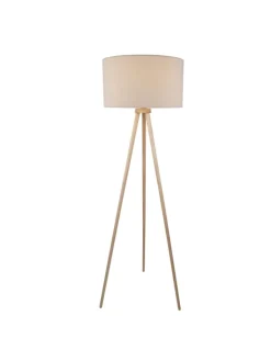 näve Stehleuchten<Stehleuchte "ARDITA" in beige - (L)61.6 cm x (B)61.6 cm x (H)152 cm