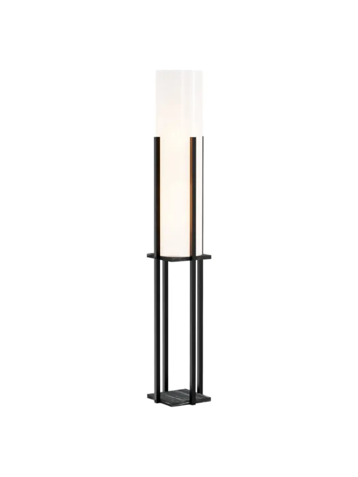 lux.pro Stehleuchten<Stehleuchte Gisborne in Schwarz (H)146cm (B)25cm (T)25cm