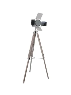 näve Stehleuchten<Stehleuchte "HOLLY" in natur dunkel - (L)56.5 cm x (B)56.5 cm x (H)100 cm