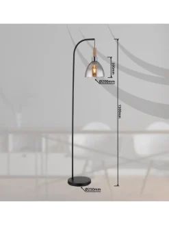 Globo lighting Stehleuchten<Stehleuchte "MATTEA" in black