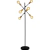 näve Stehleuchten<Stehleuchte "MODO" in schwarz - (L)49 cm x (B)49 cm x (H)150 cm