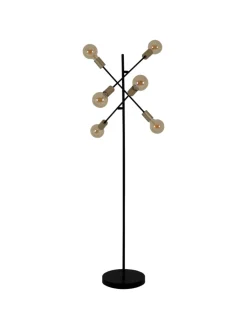 näve Stehleuchten<Stehleuchte "MODO" in schwarz - (L)49 cm x (B)49 cm x (H)150 cm