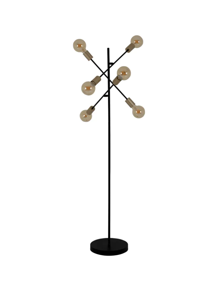 näve Stehleuchten<Stehleuchte "MODO" in schwarz - (L)49 cm x (B)49 cm x (H)150 cm
