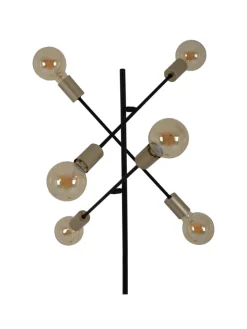 näve Stehleuchten<Stehleuchte "MODO" in schwarz - (L)49 cm x (B)49 cm x (H)150 cm