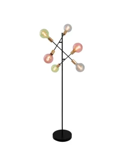 näve Stehleuchten<Stehleuchte "MODO" in schwarz - (L)49 cm x (B)49 cm x (H)150 cm