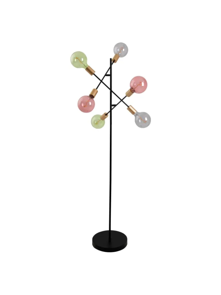 näve Stehleuchten<Stehleuchte "MODO" in schwarz - (L)49 cm x (B)49 cm x (H)150 cm