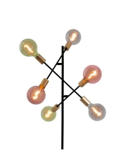 näve Stehleuchten<Stehleuchte "MODO" in schwarz - (L)49 cm x (B)49 cm x (H)150 cm