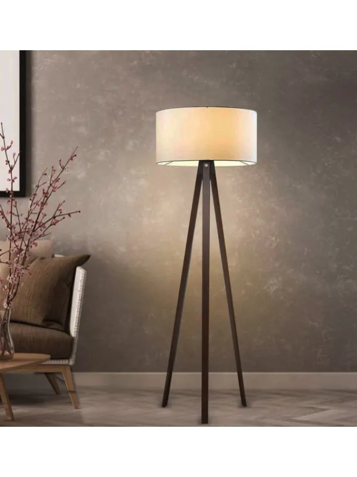 lux.pro Stehleuchten<Stehleuchte Newport in Creme (H)140cm (D)38cm