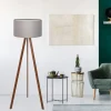 lux.pro Stehleuchten<Stehleuchte Newport in Grau (H)140cm (D)38cm