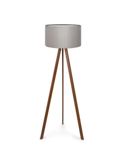 lux.pro Stehleuchten<Stehleuchte Newport in Grau (H)140cm (D)38cm