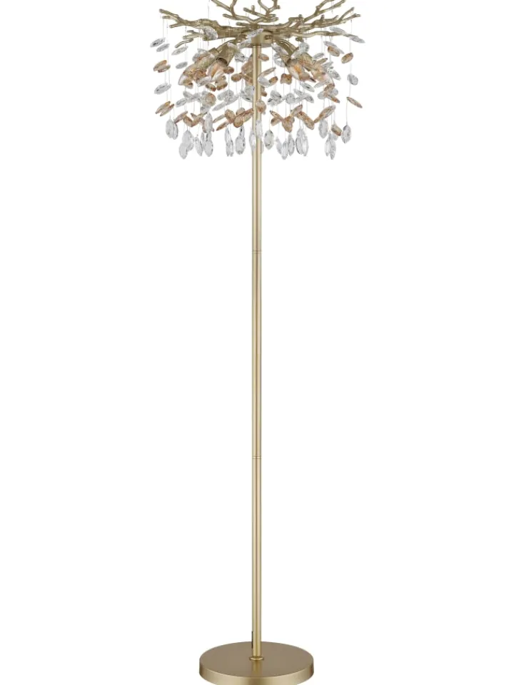 Globo lighting Stehleuchten<Stehleuchte "QUEENA" in gold