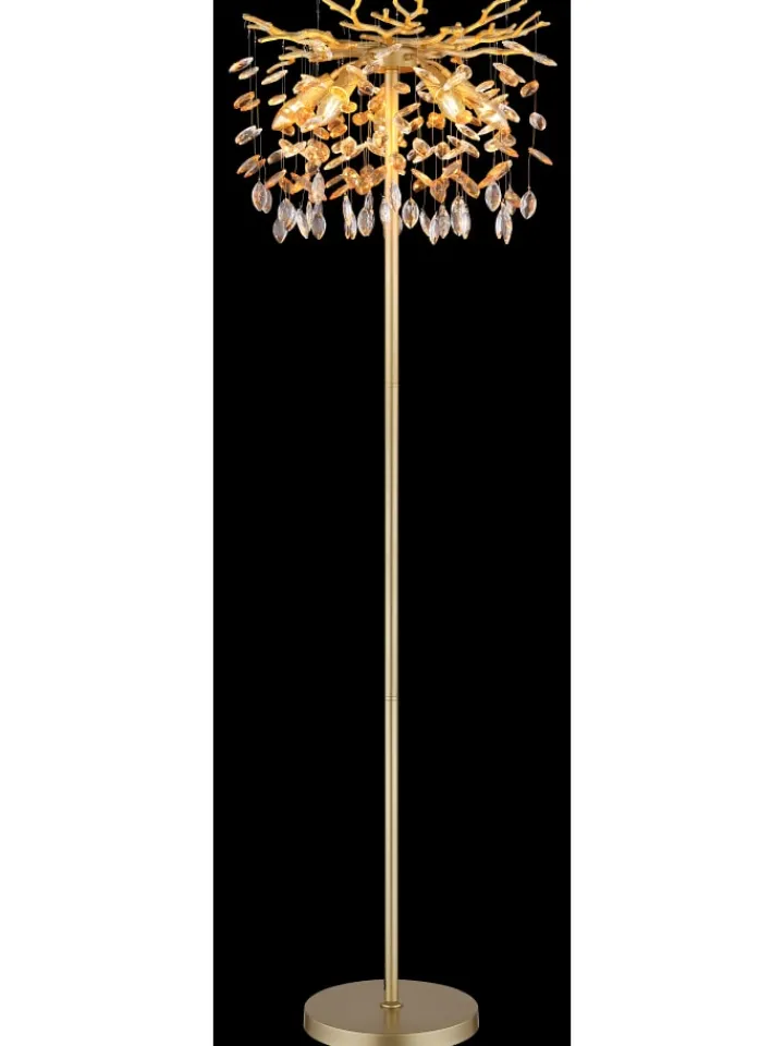 Globo lighting Stehleuchten<Stehleuchte "QUEENA" in gold