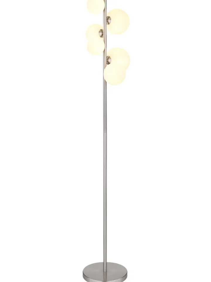 Globo lighting Stehleuchten<Stehleuchte "RIHA" in silver