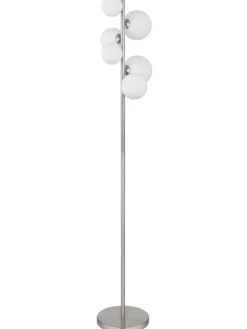 Globo lighting Stehleuchten<Stehleuchte "RIHA" in silver