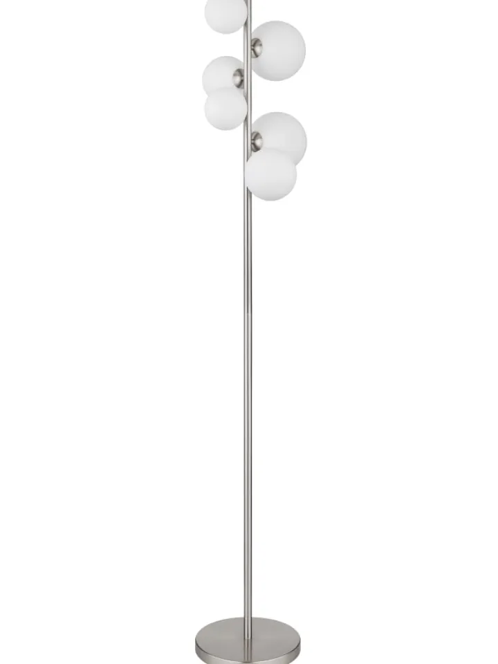 Globo lighting Stehleuchten<Stehleuchte "RIHA" in silver
