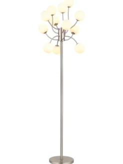 Globo lighting Stehleuchten<Stehleuchte "RIHA" in silver