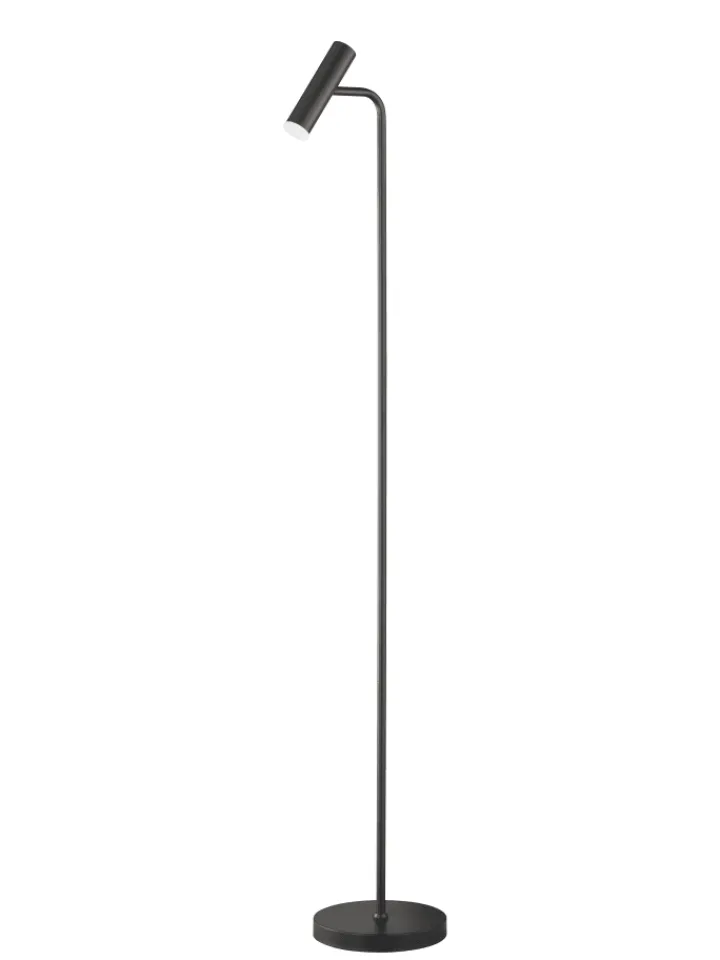 Schöner Wohnen Stehleuchten<Stehleuchte Stina in schwarz - (H) 154 cm x Ø 23 cm