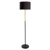 näve Stehleuchten<Stehleuchte "TESSILE" in schwarz - (L)36 cm x (B)36 cm x (H)150 cm
