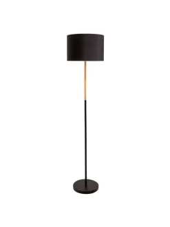 näve Stehleuchten<Stehleuchte "TESSILE" in schwarz - (L)36 cm x (B)36 cm x (H)150 cm
