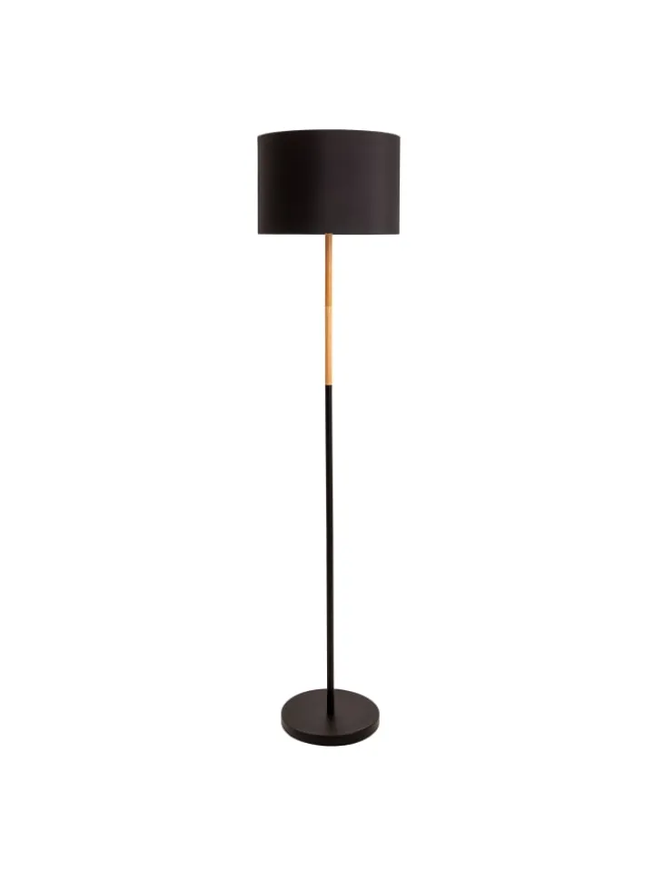 näve Stehleuchten<Stehleuchte "TESSILE" in schwarz - (L)36 cm x (B)36 cm x (H)150 cm