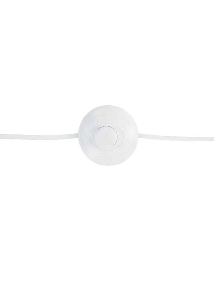 Beliani Stehleuchten<Stehleuchten ALZETTE in Weiß/Silber - (W) 70 x (H) 143 x (L) 70 cm