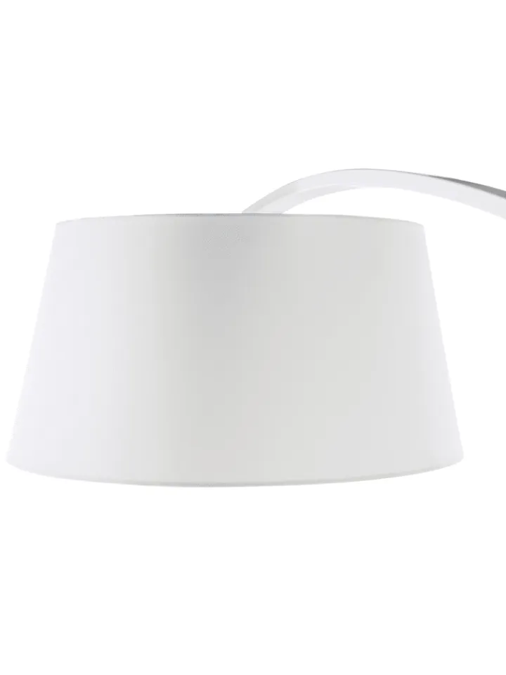 Beliani Stehleuchten<Stehleuchten BENUE in Weiß - (W) 50 x (H) 188 x (L) 50 cm