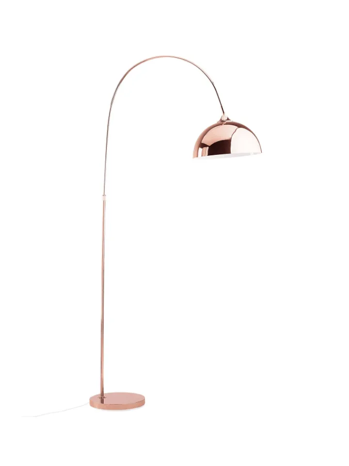 Beliani Stehleuchten<Stehleuchten CANDELLA in Kupfer - (W) 35 x (H) 158 x (L) 65 cm