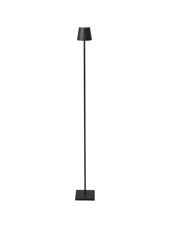 Beliani Stehleuchten<Stehleuchten GAVARRESA in Schwarz - (W) 15 x (H) 131 x (L) 15 cm