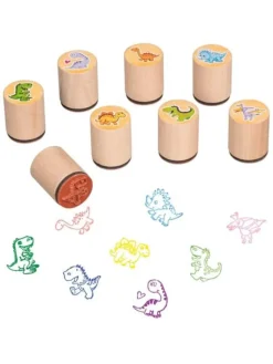 Goki Partyzubehör & -Dekoration<Stempel Dinosaurier - 3 Jahren