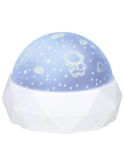 GRUNDIG Lichterketten & Deko-Leuchten<Sternenprojektor "Astronaut" in Weiß - Ø 11,5 cm