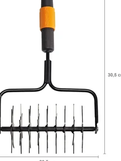 Fiskars Gartendekoration<Sternfräse "QuikFit" in Schwarz/ Orange