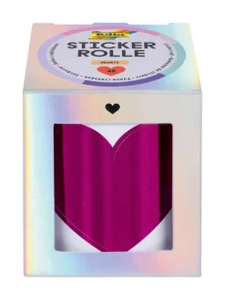 folia PAPER Kreativbedarf & Do-It-Yourself<Sticker "Hearts" in Bunt - 48 Stück