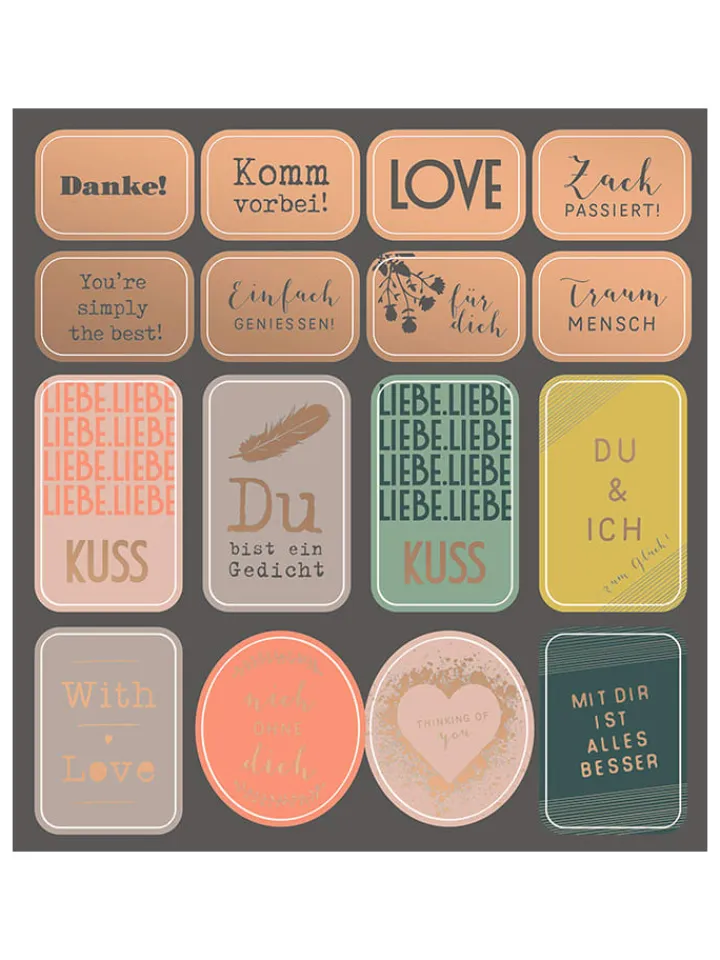 moses. Kreativbedarf & Do-It-Yourself<Stickerbuch "Alltagspoesie" in Bunt - ab 3 Jahren
