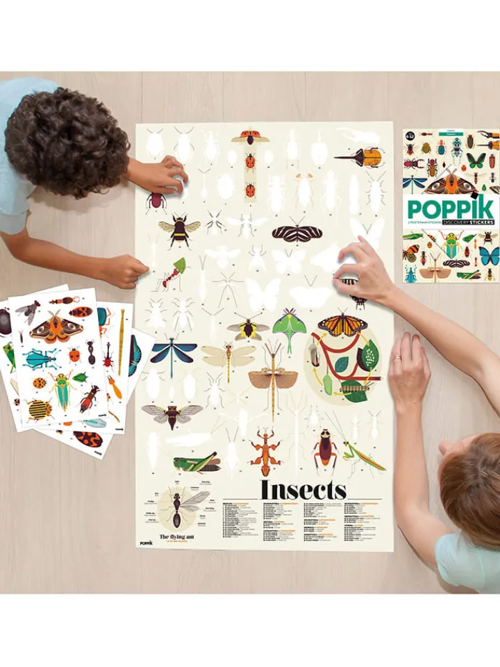 Ploppik Kreativbedarf & Do-It-Yourself<Sticker-Lernposter "Insekten" - ab 6 Jahren