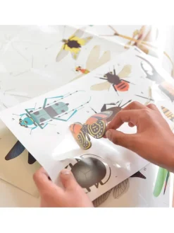 Ploppik Kreativbedarf & Do-It-Yourself<Sticker-Lernposter "Insekten" - ab 6 Jahren