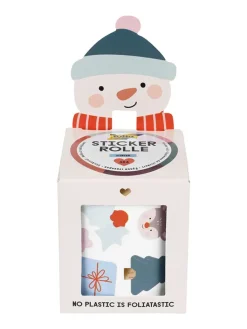 folia PAPER Kreativbedarf & Do-It-Yourself<Stickerrolle "Winter" in Bunt