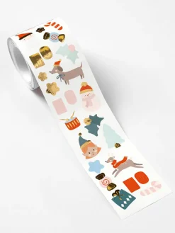 folia PAPER Kreativbedarf & Do-It-Yourself<Stickerrolle "Winter" in Bunt