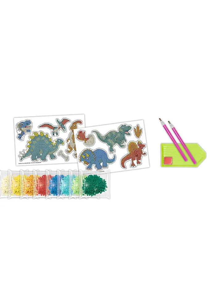 URSUS Partyzubehör & -Dekoration<Stickerset "Dinos" in Bunt